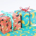 red and white floral gift boxes