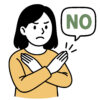 お断り