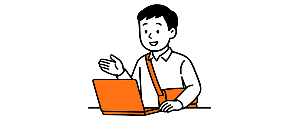 営業をするクリエイター