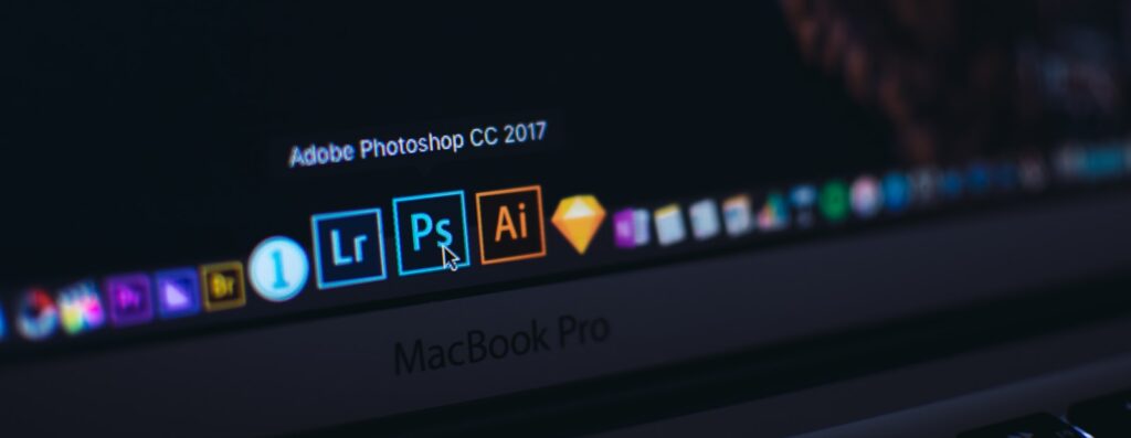 turned on MacBook Pro